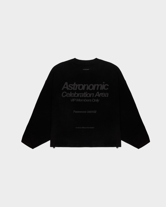 CREWNECK CELEBRATION AREA - NEGRO