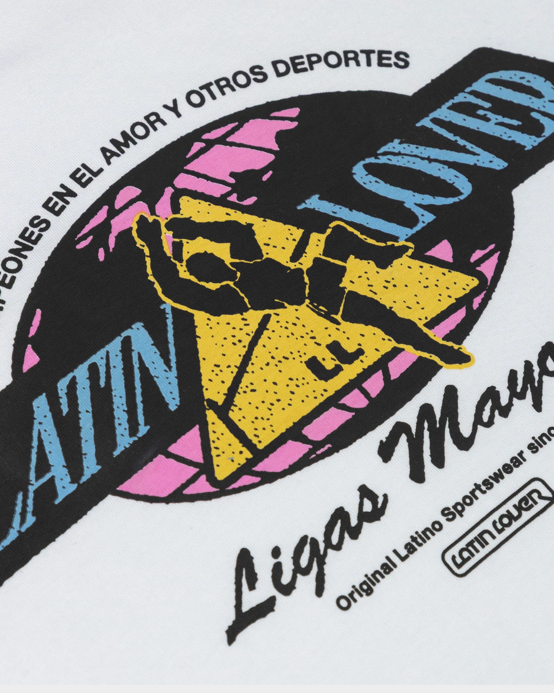 CAMISETA CAMPEONES EN EL AMOR CREMA NEGRO