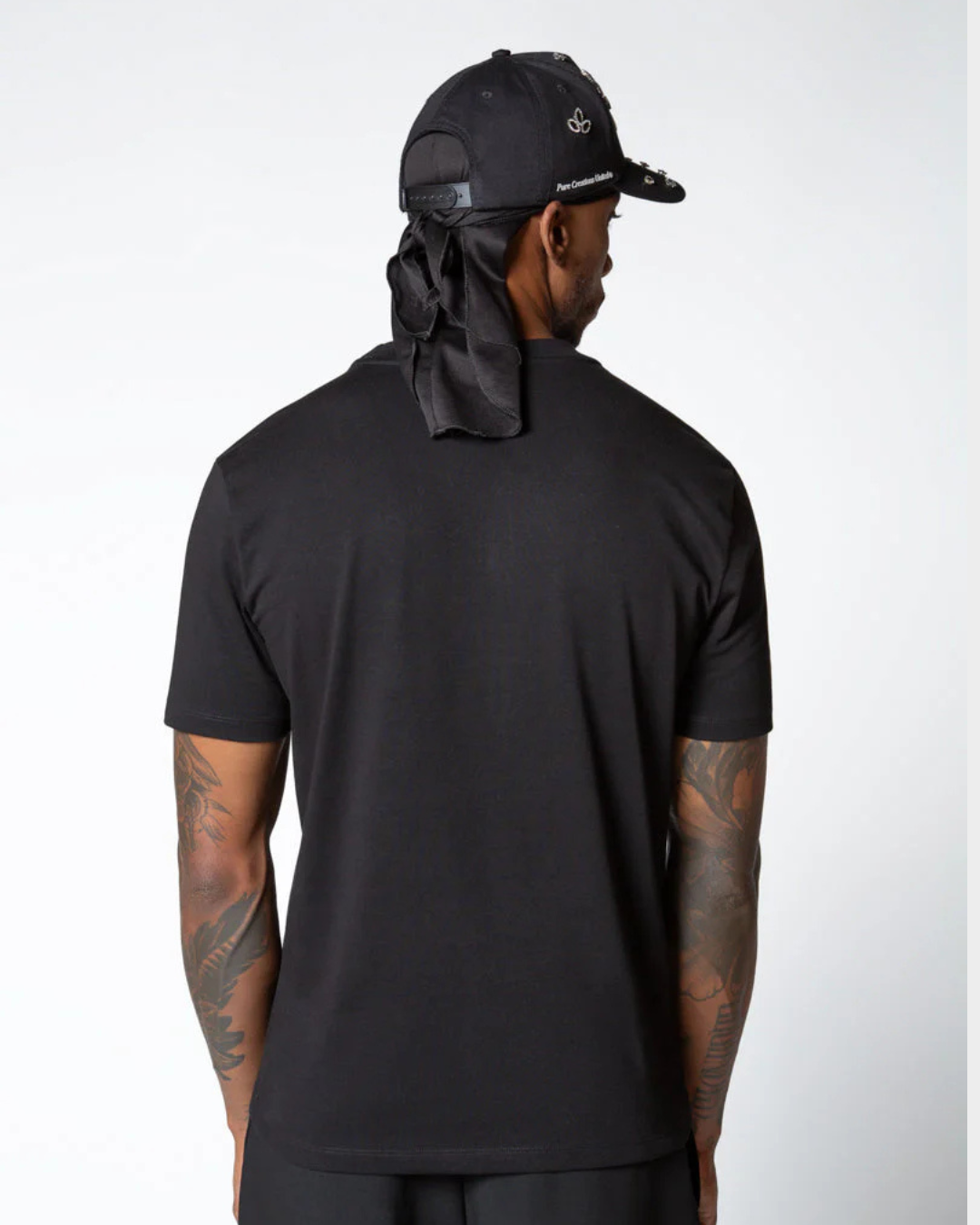 DOPAMINE BLACK SLIM T-SHIRT