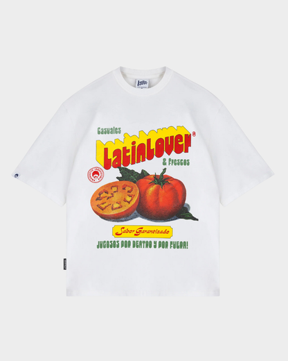 CAMISETA CASUALES Y FRESCOS BLANCO OVERSIZED