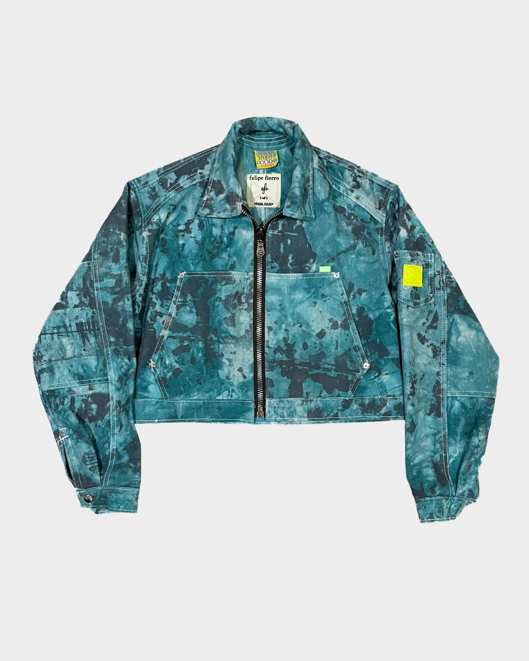 1OF1 CROPPED DRAIN JACKET