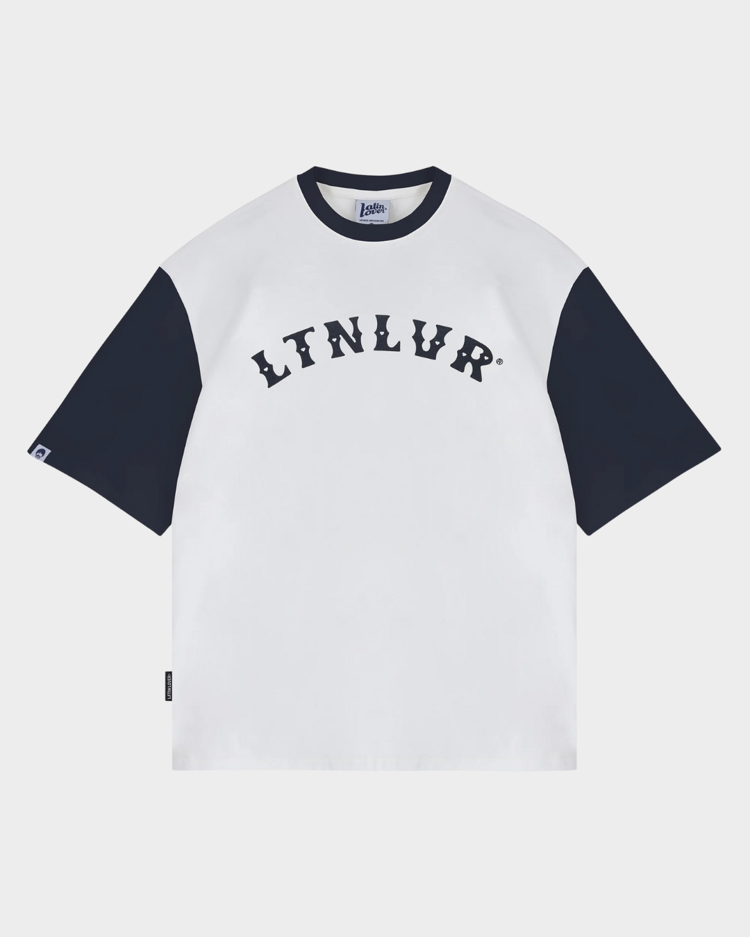 CAMISETA LTN LVR CREMA AZUL