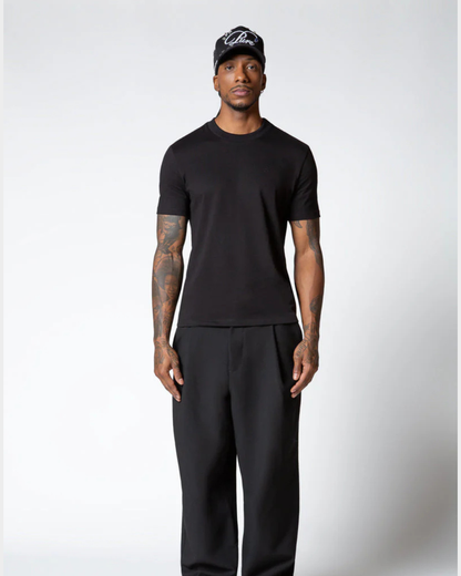 DOPAMINE BLACK SLIM T-SHIRT