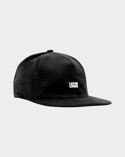GORRA APLIQUE CORDUROY NEGRO