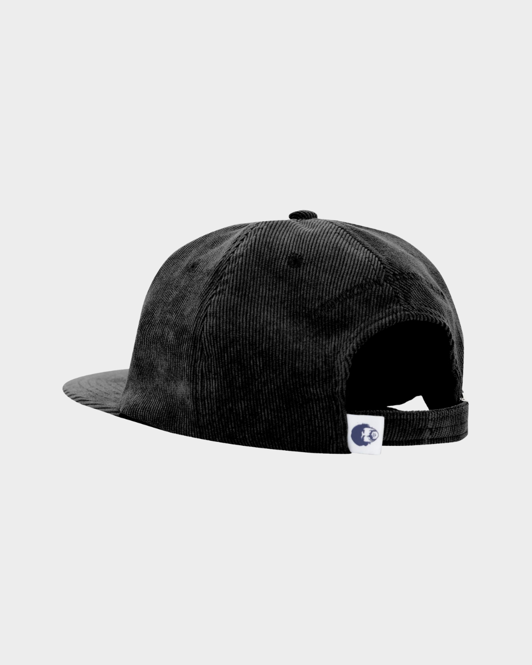 GORRA APLIQUE CORDUROY NEGRO
