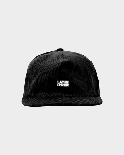 GORRA APLIQUE CORDUROY NEGRO