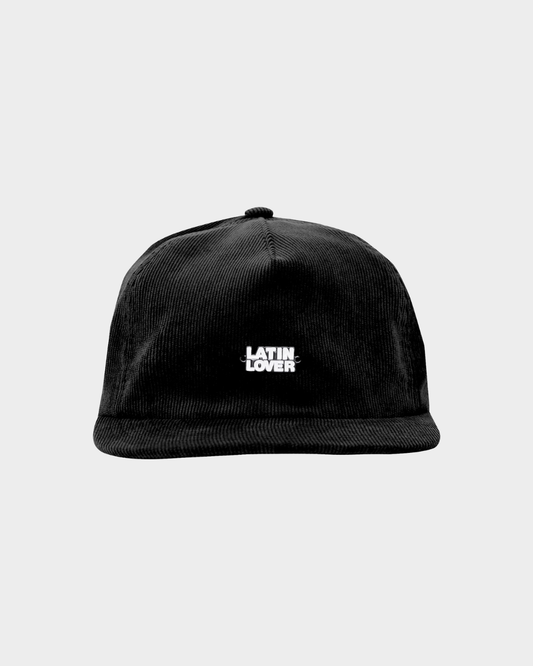 GORRA APLIQUE CORDUROY NEGRO