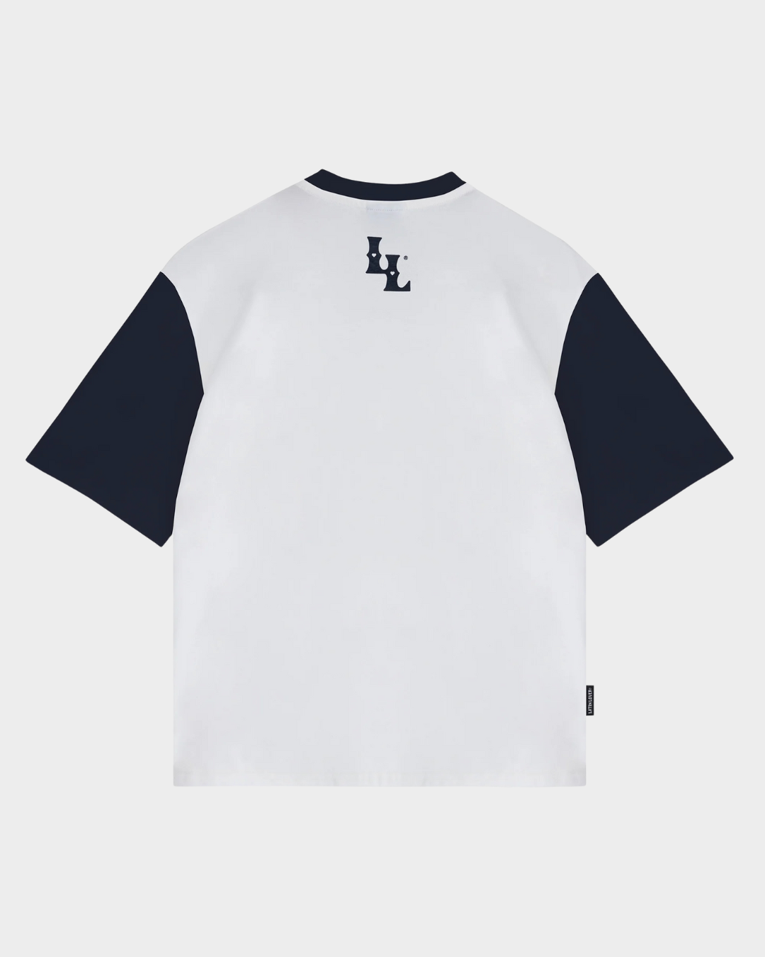 CAMISETA LTN LVR CREMA AZUL