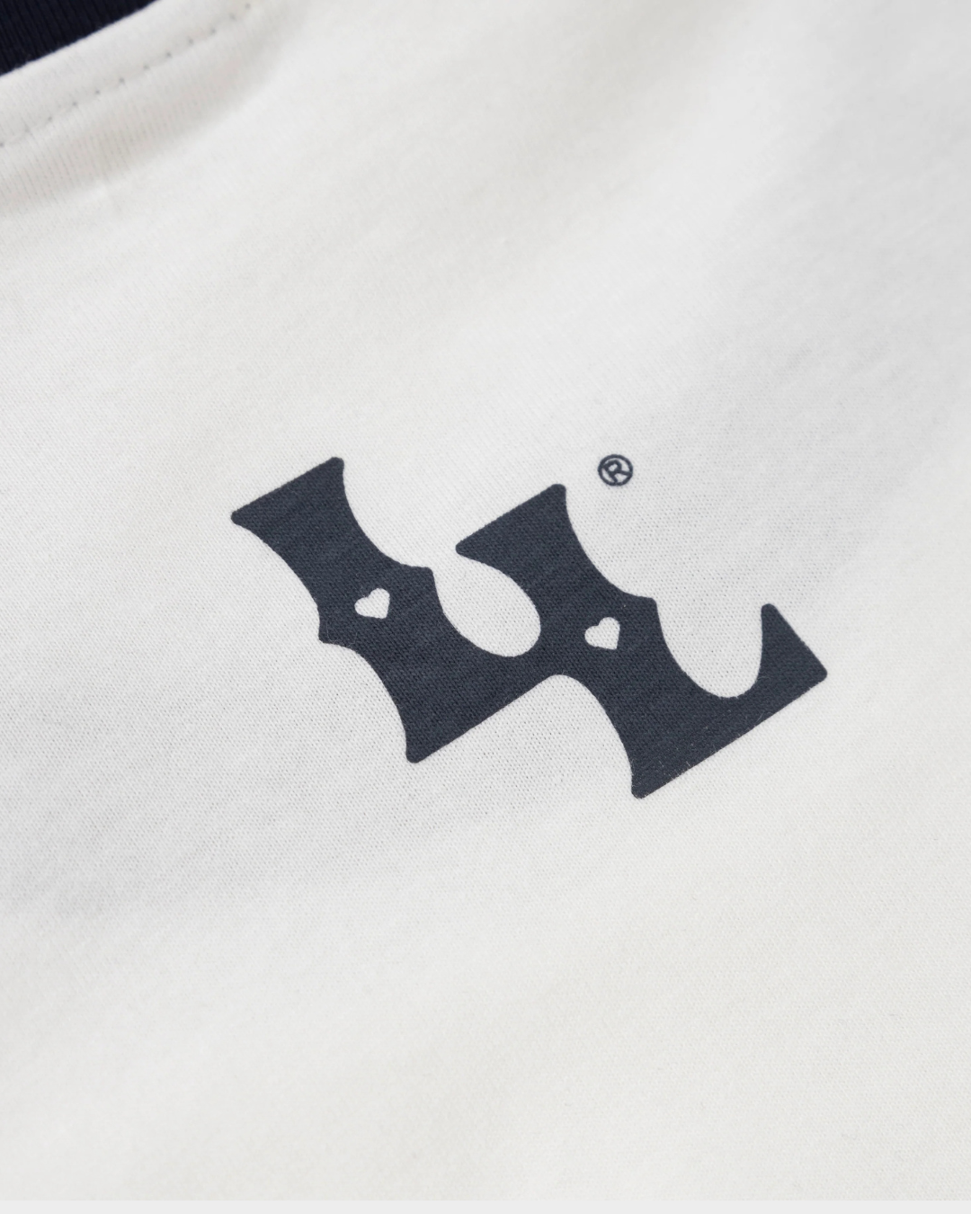 CAMISETA LTN LVR CREMA AZUL