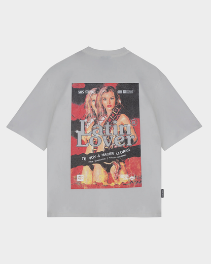 CAMISETA TE VOY A HACER LLORAR GRIS