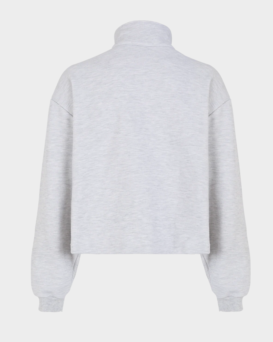 MONOGRAM HALF ZIP JASPE SWEATER
