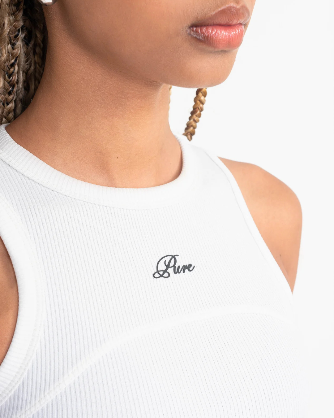 RUSTIC WHITE TANK TOP