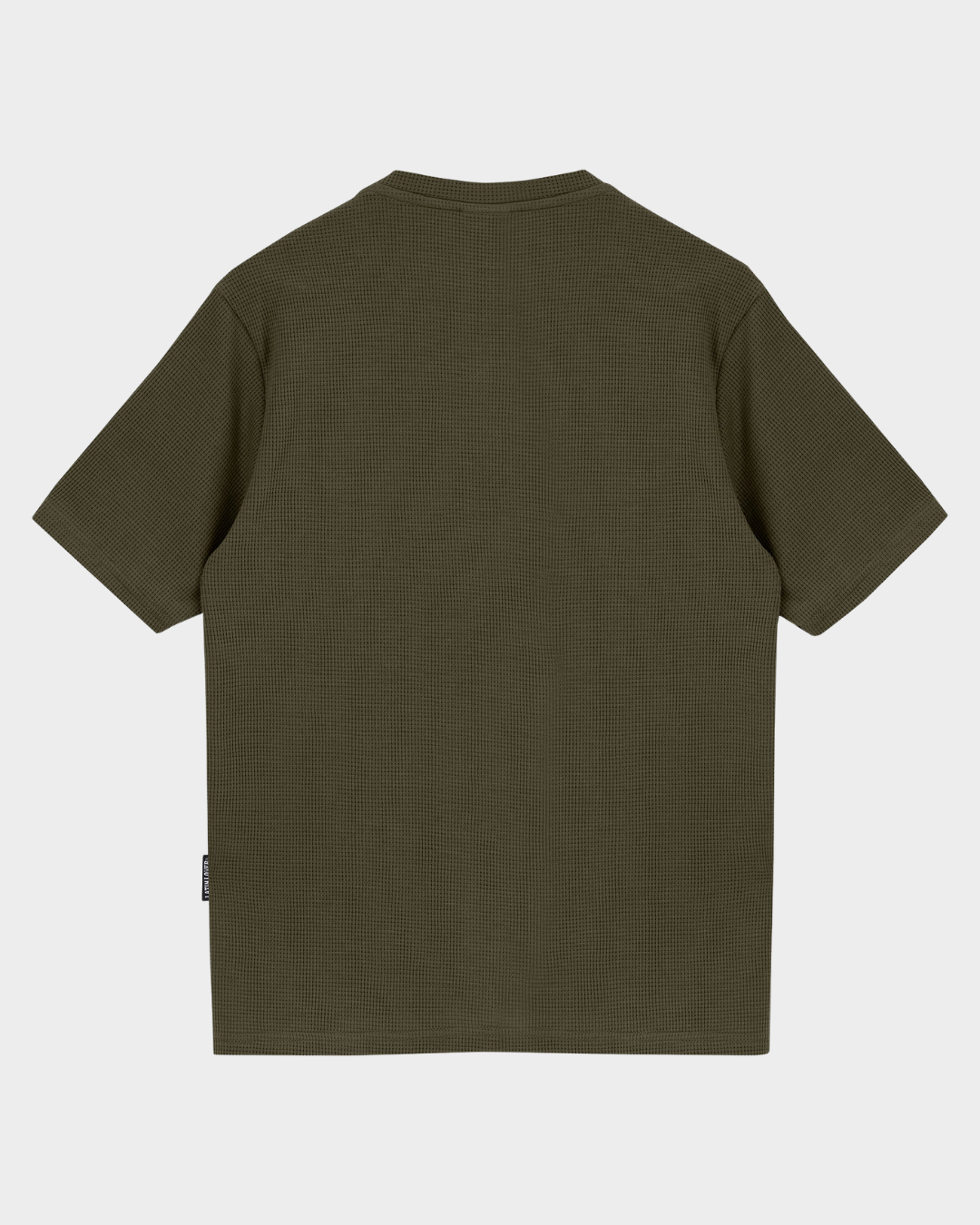 CAMISETA WAFFLE KNIT BOTONES VERDE