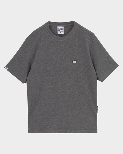 CAMISETA WAFFLE KNIT GRIS