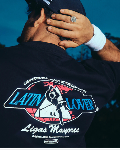 CAMISETA LIGAS MAYORES NEGRO