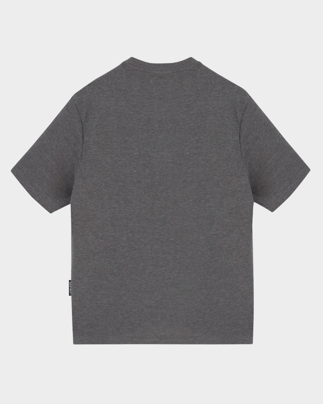 CAMISETA WAFFLE KNIT GRIS