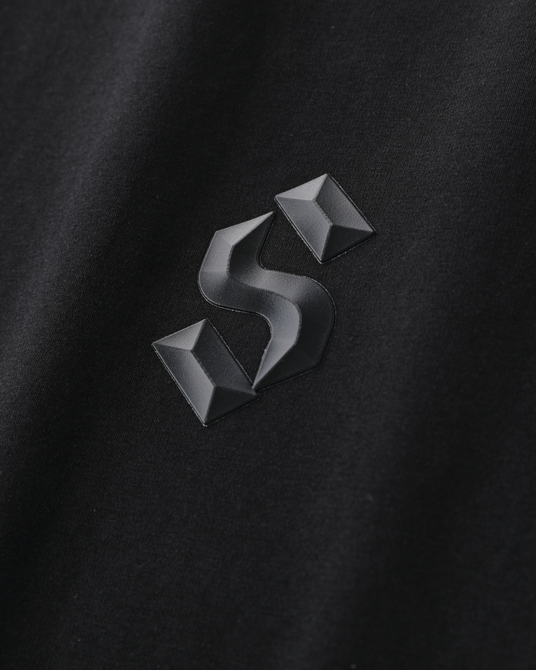 REGULAR FIT CREW NECK T-SHIRT BLACK