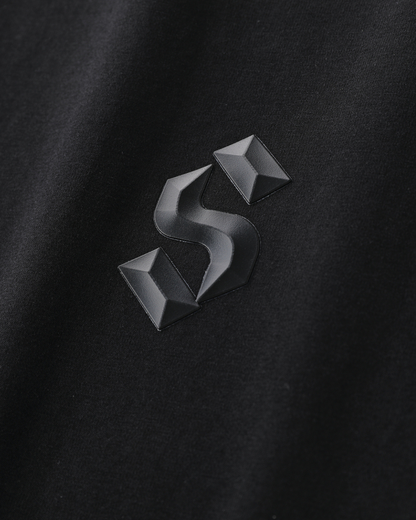 REGULAR FIT CREW NECK T-SHIRT BLACK