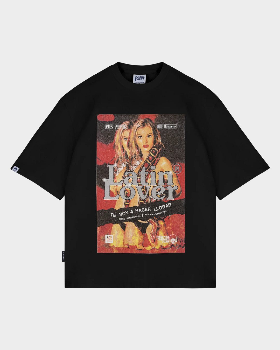 CAMISETA TE VOY A HACER LLORAR NEGRO