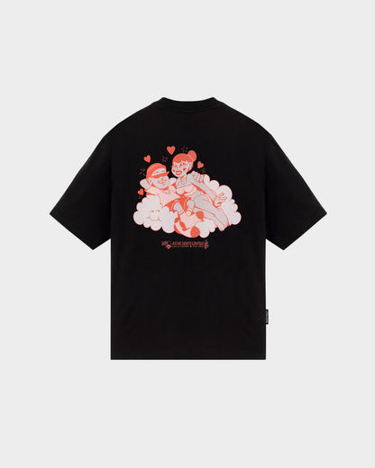 CAMISETA ASI ME SIENTO CONTIGO NEGRA