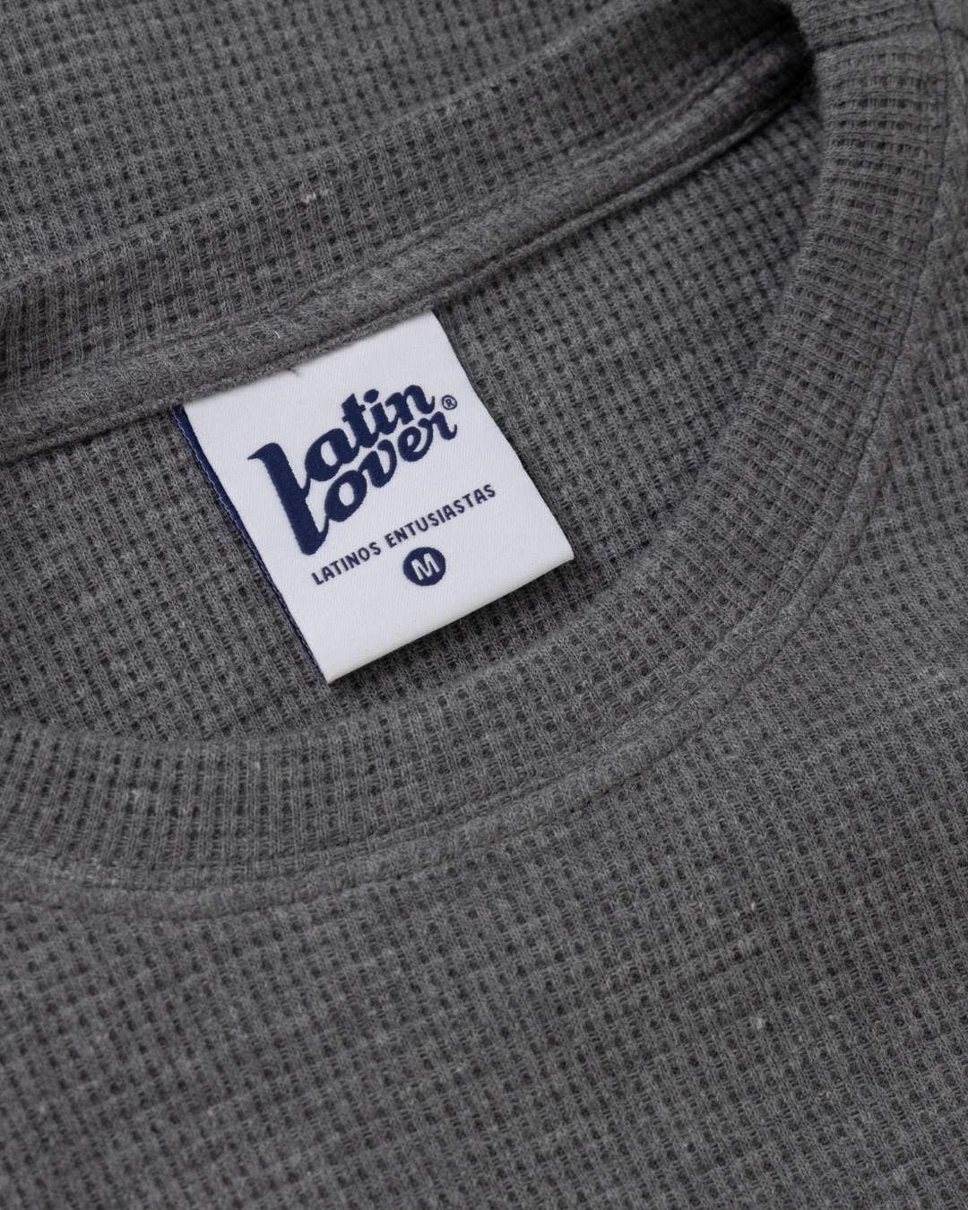 CAMISETA WAFFLE KNIT GRIS