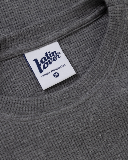 CAMISETA WAFFLE KNIT GRIS