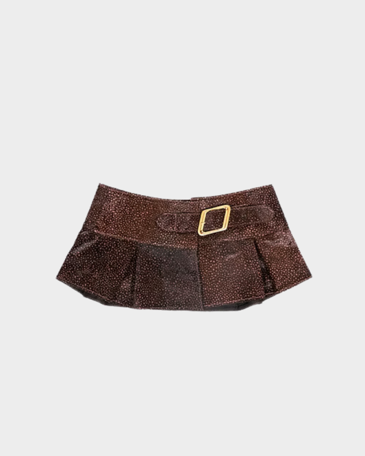 MICRO SKIRT CHOCOLATE