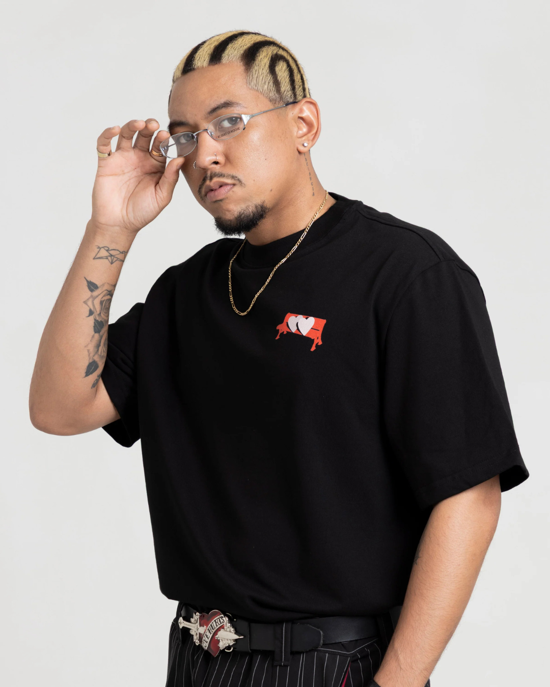 CAMISETA ASI ME SIENTO CONTIGO NEGRA