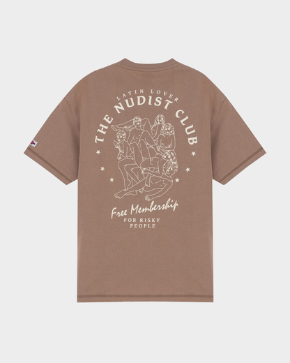 CAMISETA NUDIST CLUB CAFE OVRSIZED