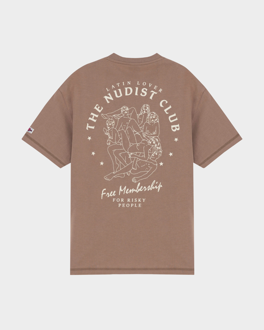 CAMISETA NUDIST CLUB CAFE OVRSIZED