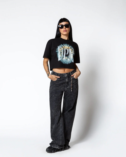DOPAMINE BLACK EYE CROP TOP