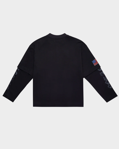 POLIZIA BLACK DOUBLE SLEEVE