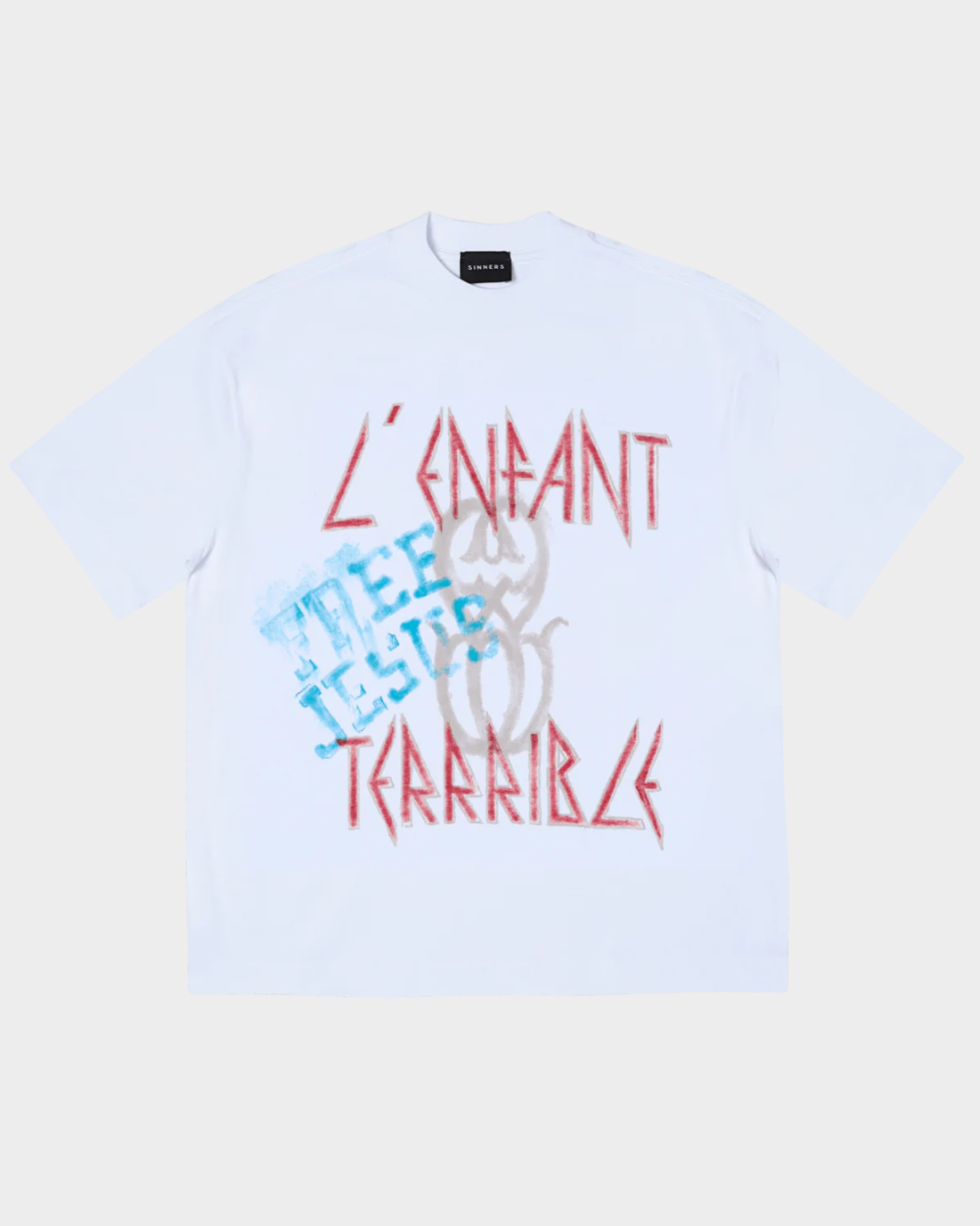 L'ENFANT MONOGRAM WHITE T-SHIRT