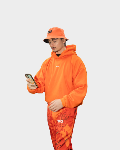 HOODIE ERROR NARANJA