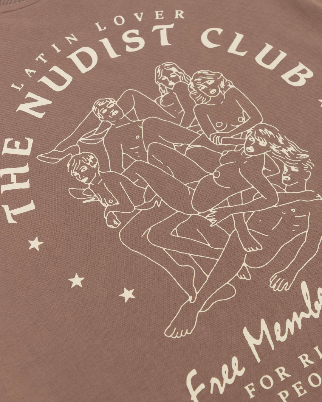 CAMISETA NUDIST CLUB CAFE OVRSIZED