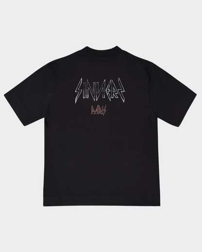 L'ENFANT MONOGRAM BLACK T-SHIRT