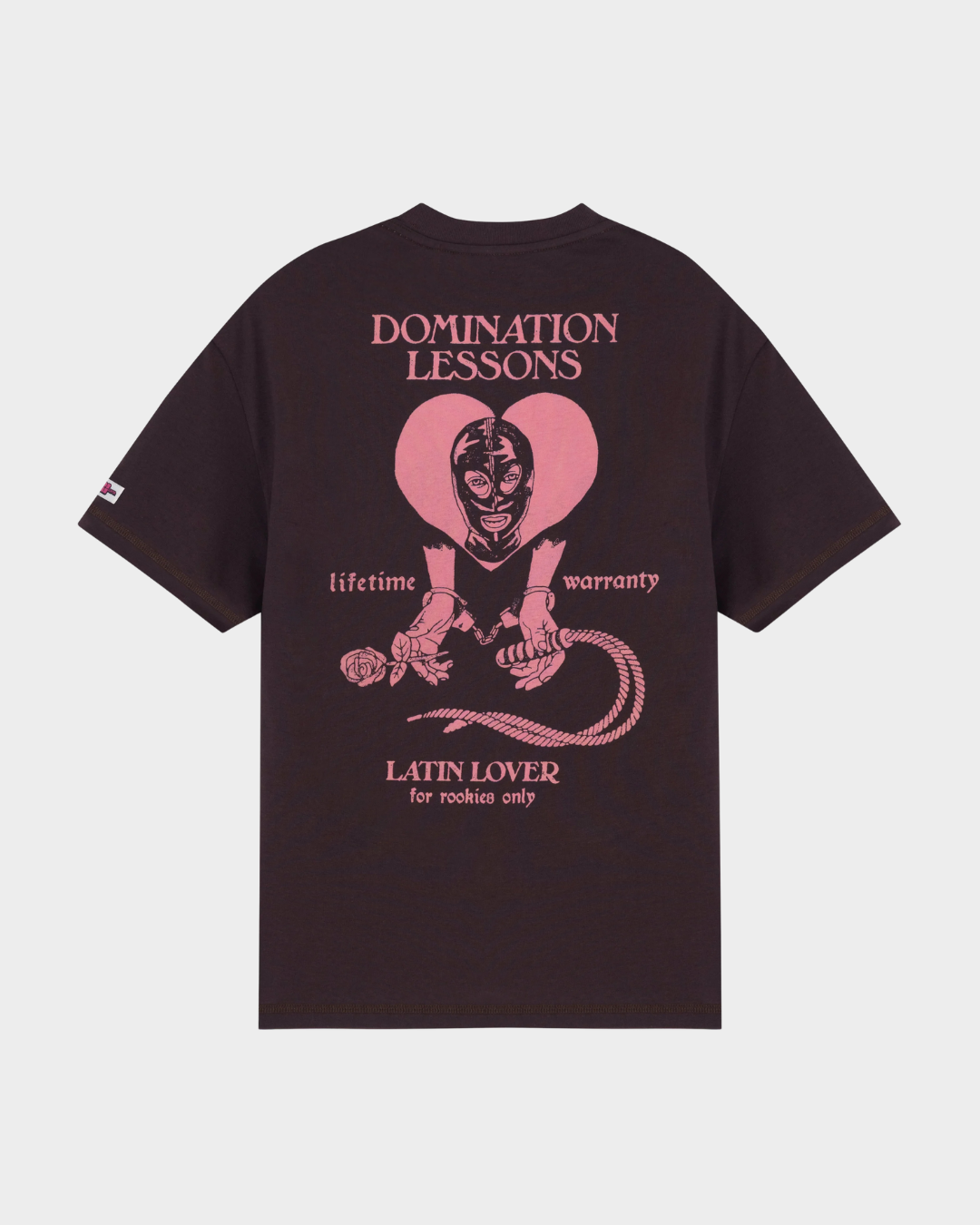 CAMISETA DOMINATION LESSONS CHOCOLATE OVERSIZED