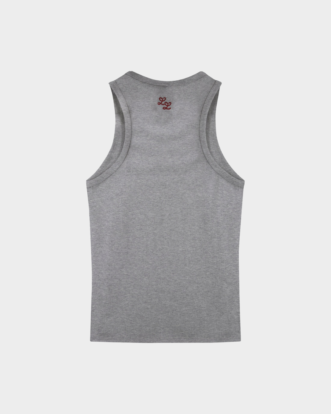 TANK TOP LL BORDADO GRIS JASPE