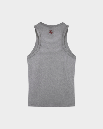TANK TOP LL BORDADO GRIS JASPE