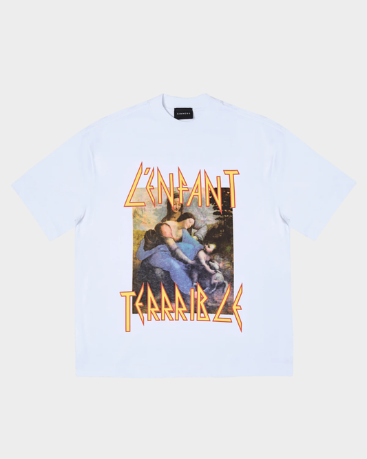 L'ENFANT TERRIBLE WHITE T-SHIRT