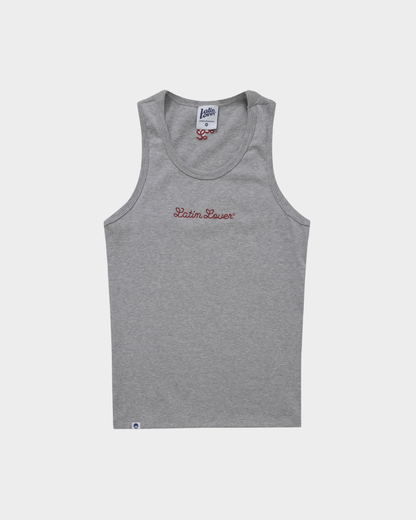 TANK TOP LL BORDADO GRIS JASPE