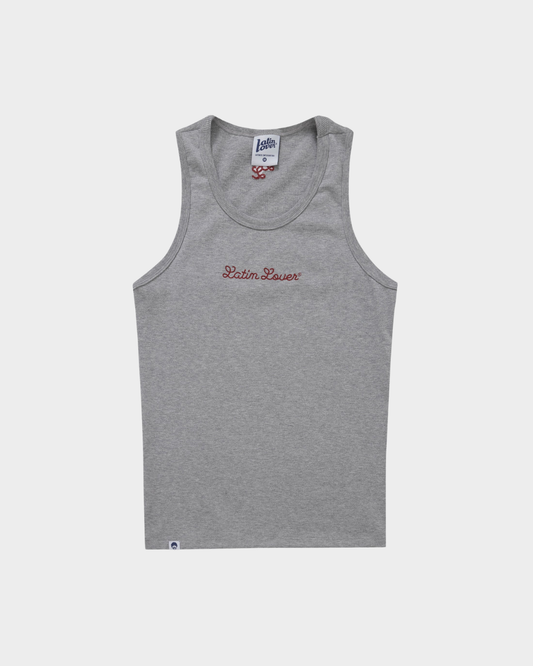 TANK TOP LL BORDADO GRIS JASPE