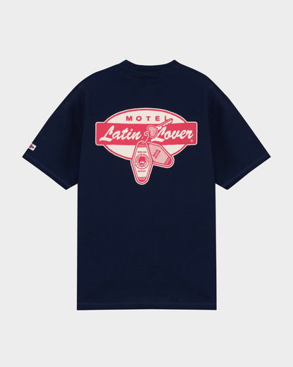 CAMISETA MOTEL AZUL OVERSIZED