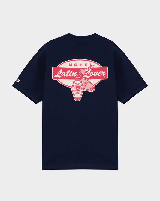 CAMISETA MOTEL AZUL OVERSIZED