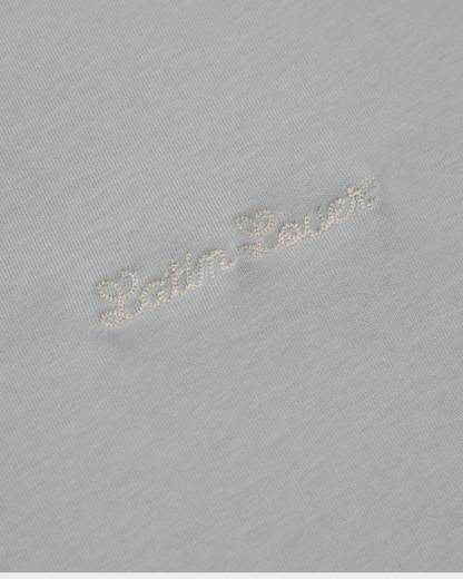 CAMISETA LL SESGOS GRIS CREMA