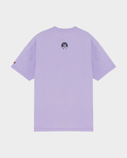 CAMISETA KISS LOVER LILA OVERSIZED