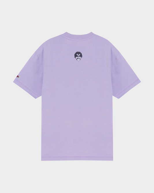 CAMISETA KISS LOVER LILA OVERSIZED