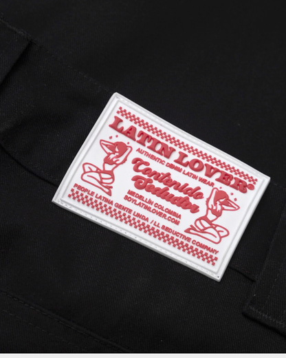 JORT LL BORDADO NEGRO