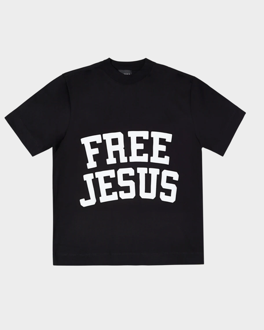 FREE JESUS BLACK T-SHIRT