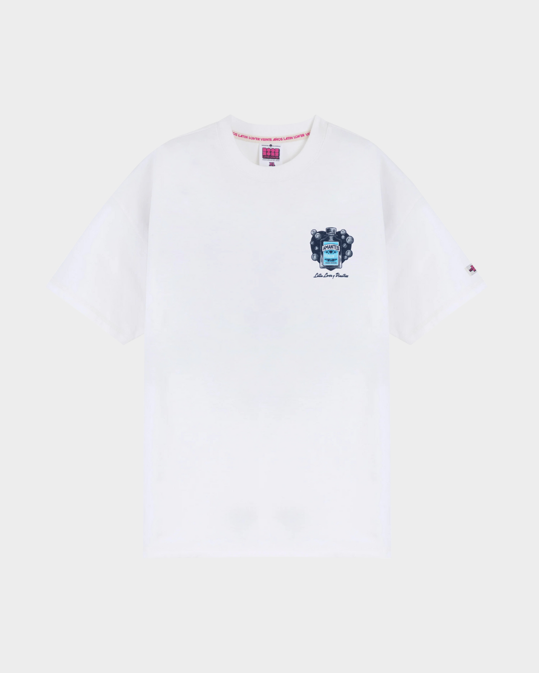 CAMISETA AMANTES ABUNDANTES CREMA OVERSIZED